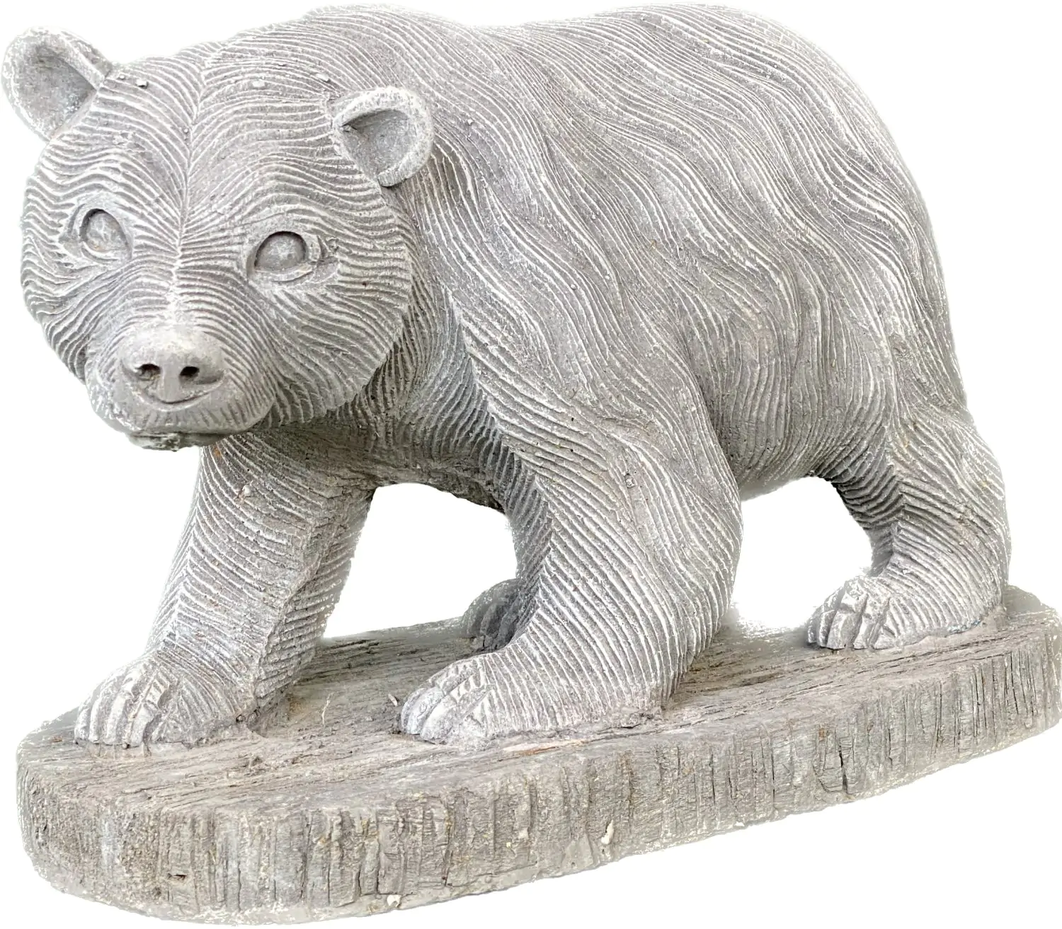  Product image 4 of the product “Jack - Walking bear on base. 32cm L | cast stone ”
